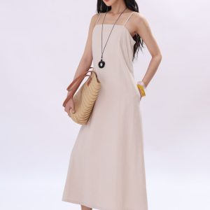 Đầm Dây Form Suông Basic